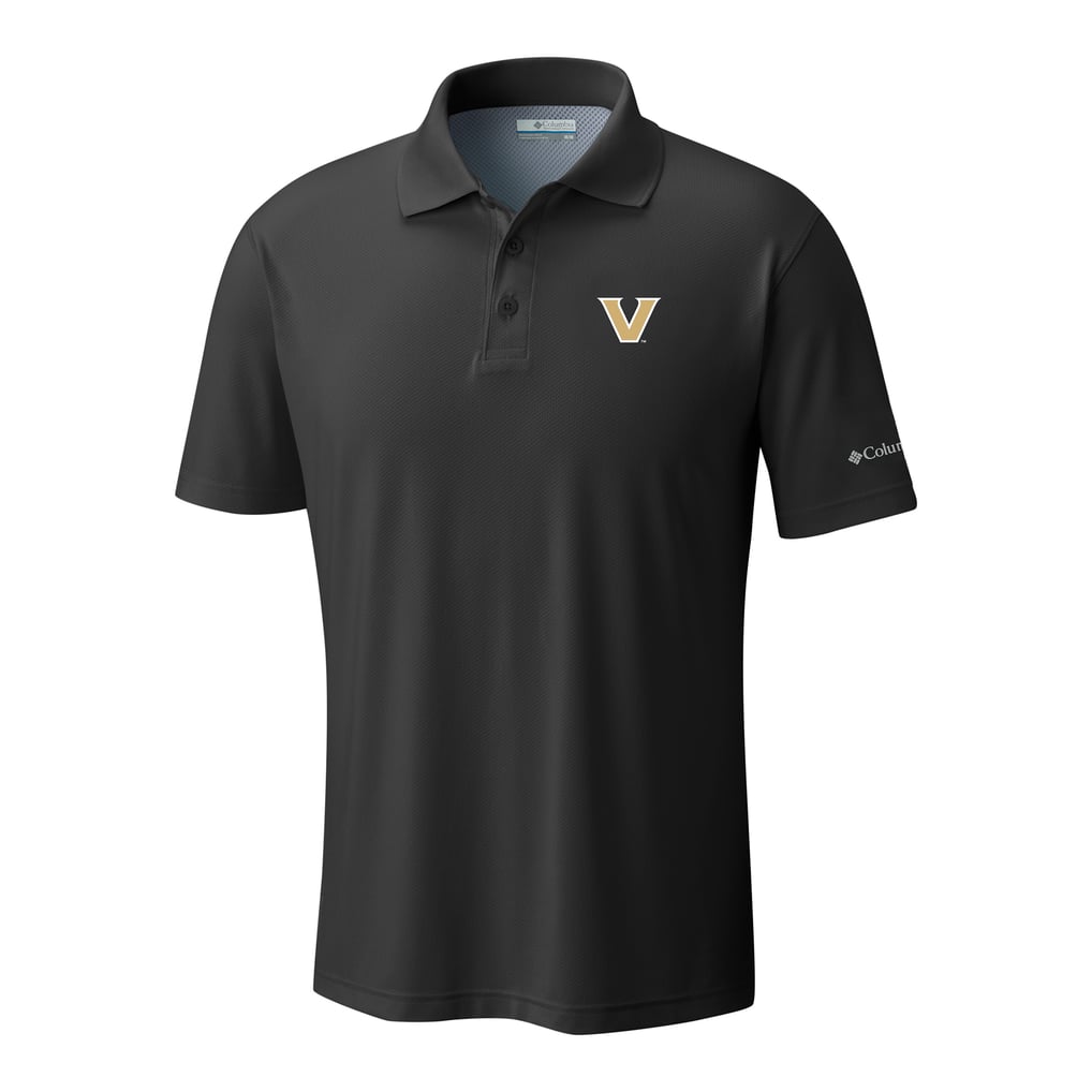  Vanderbilt Commodores Columbia Low Drag Offshore Omni-Shade Polo - Black